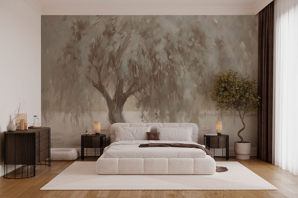 Albero sull’acqua quieta — ambiente 1