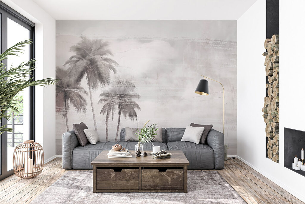 Palme sulla costa sbiadita — ambiente 1