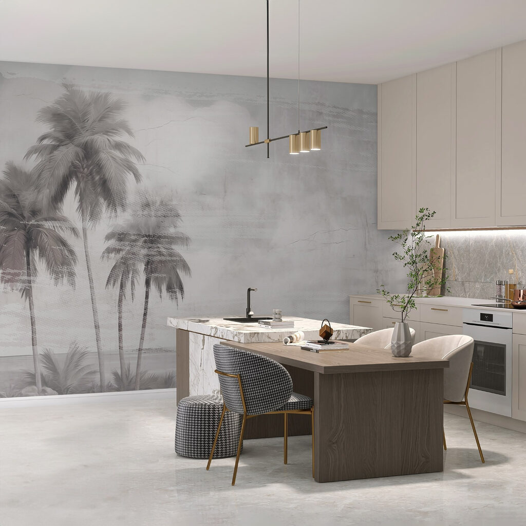 Palme sulla costa sbiadita — ambiente 2