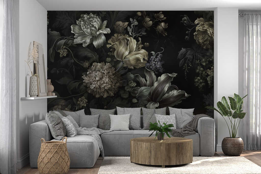 Bouquet di fiori scuri — ambiente 2