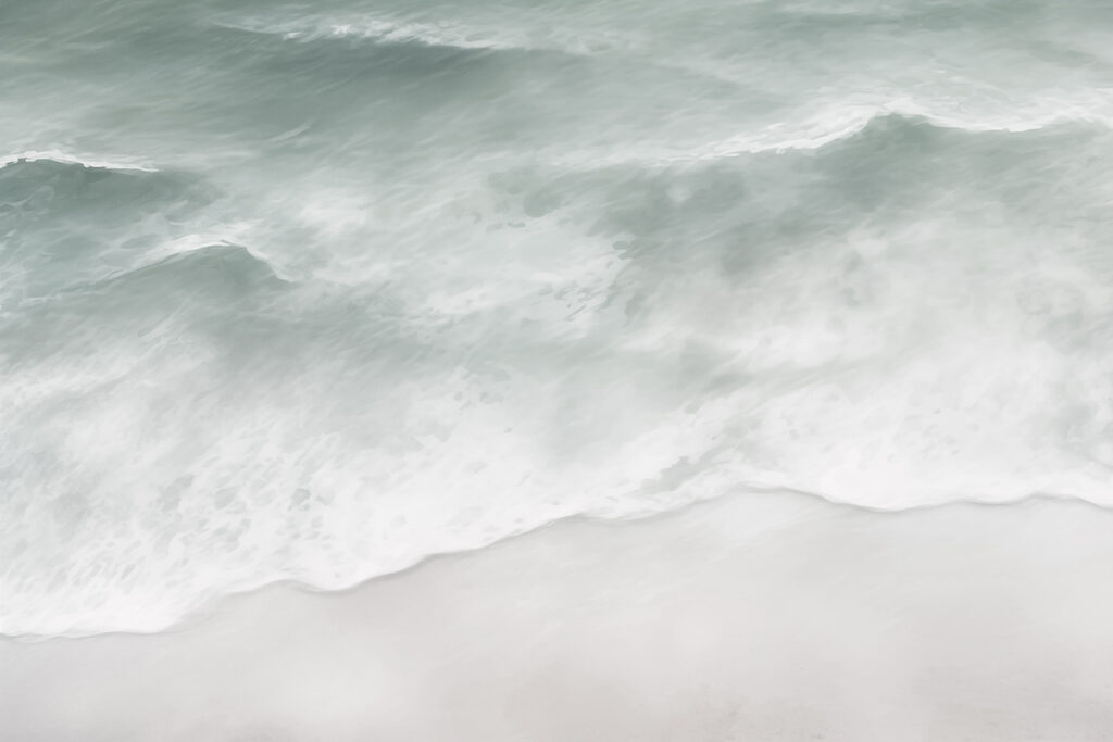 Onde lungo la sabbia — design completo