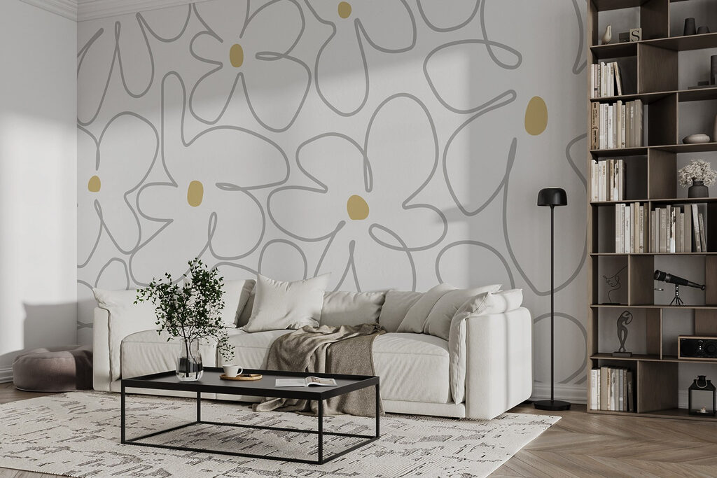 Contorni di fiori gialli — ambiente 2