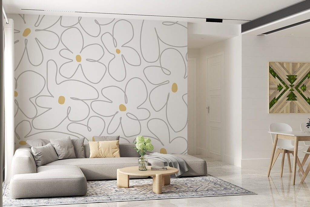 Contorni di fiori gialli — ambiente 3