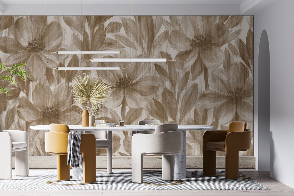 Fiori con foglie trasparenti — ambiente 3