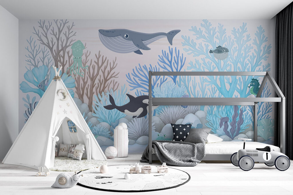 Balene tra i coralli — ambiente 2