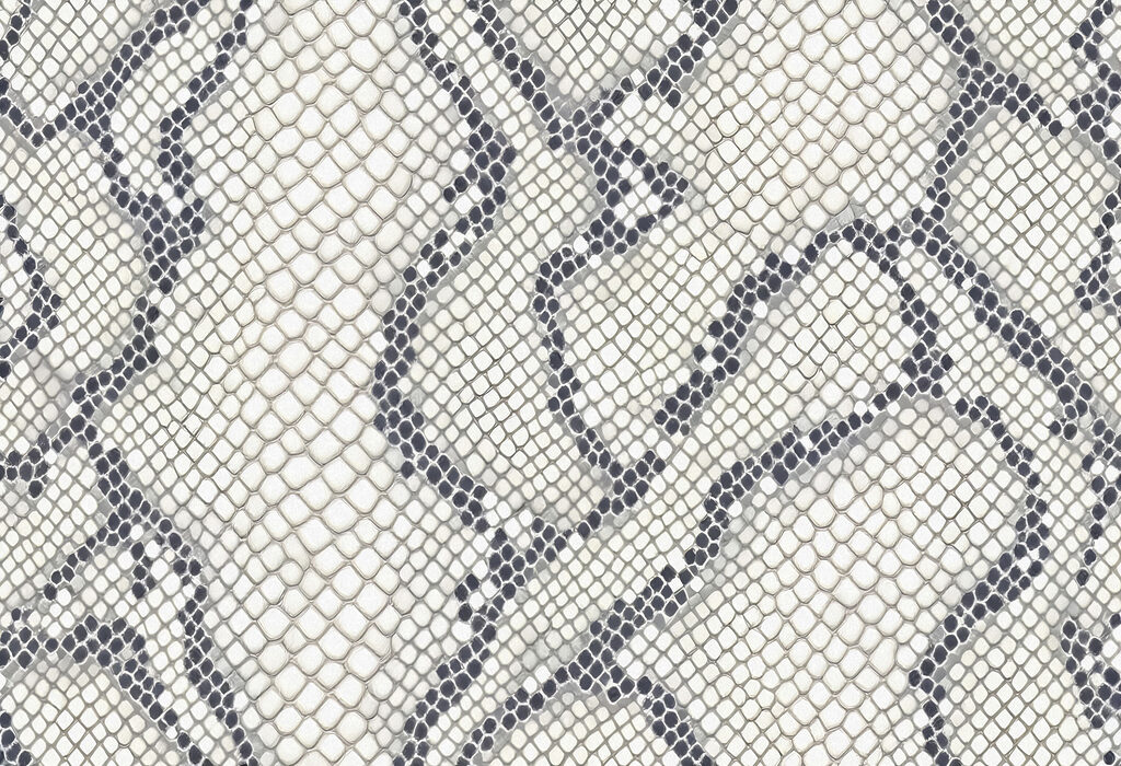 Squame scure su crema — design completo