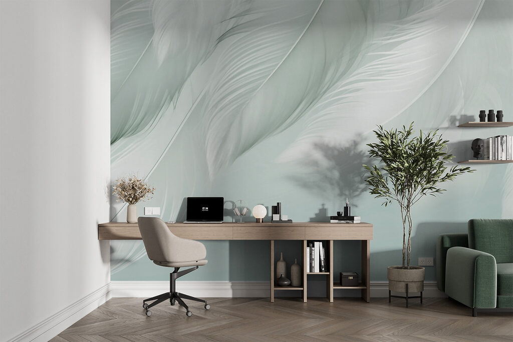 Piume in morbide pieghe — ambiente 3