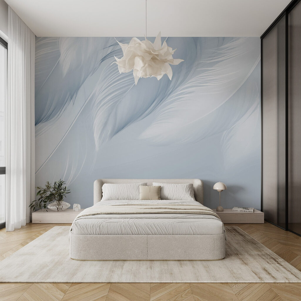 Piume in morbide pieghe — ambiente 1