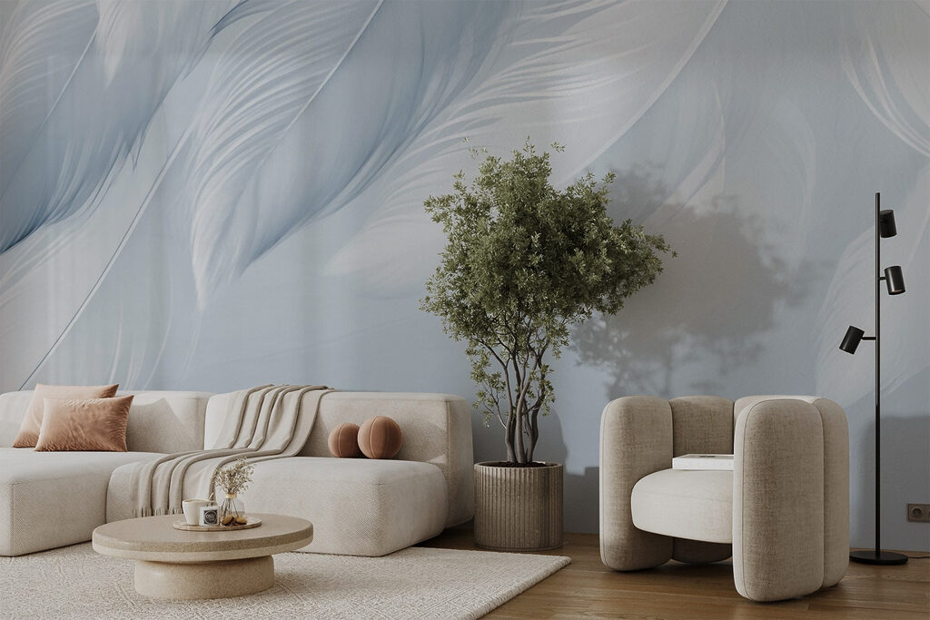 Piume in morbide pieghe — ambiente 2