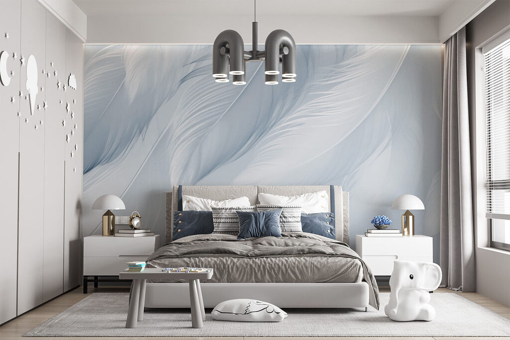 Piume in morbide pieghe — ambiente 3