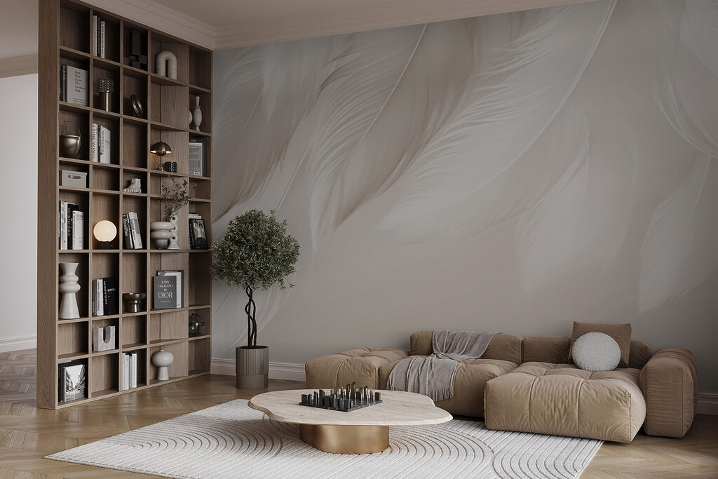 Piume in morbide pieghe — ambiente 3