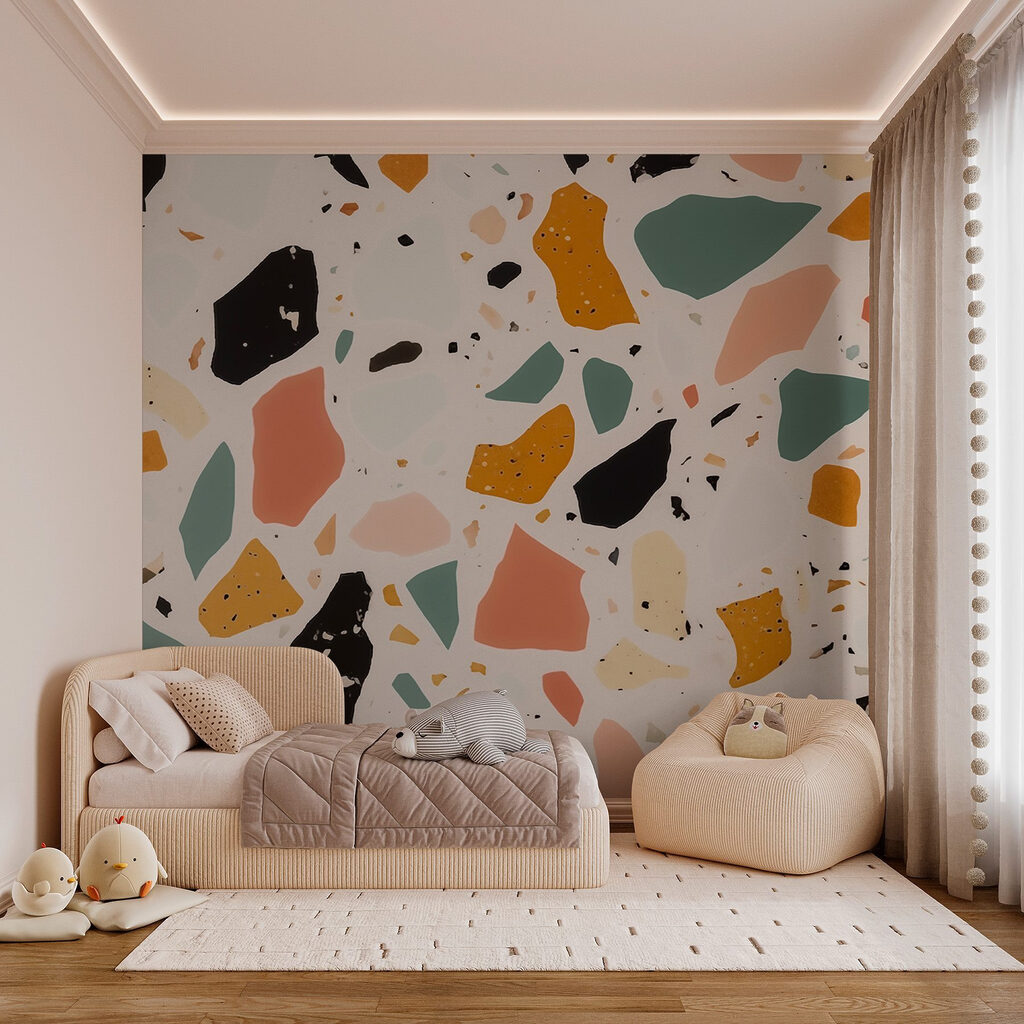 Tasselli colorati su pesca — ambiente 3
