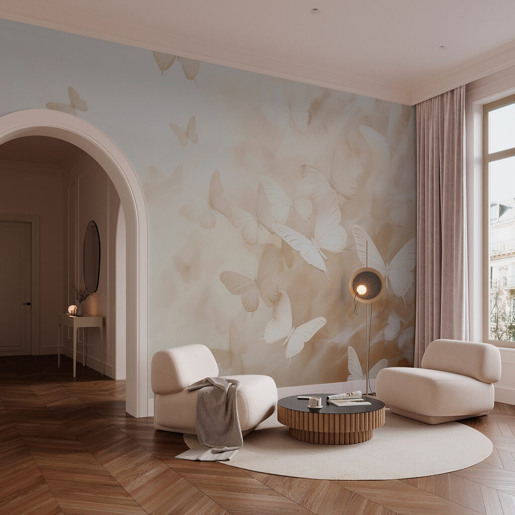 Farfalle nella foschia — ambiente 1