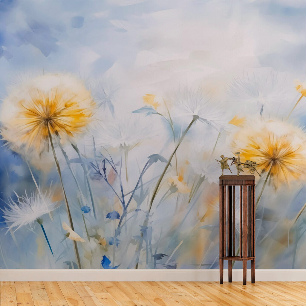 Fiori gialli su azzurro — ambiente 2