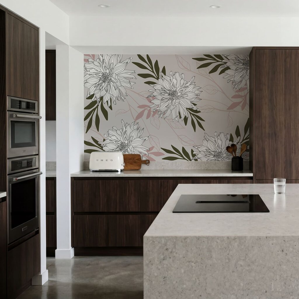 Contorni di fiori bianchi — ambiente 2