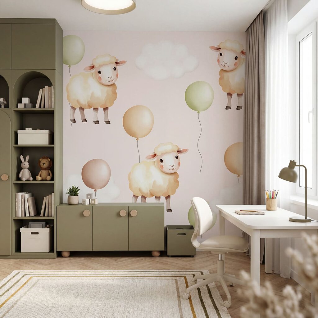 Pecorelle tra i palloncini — ambiente 2