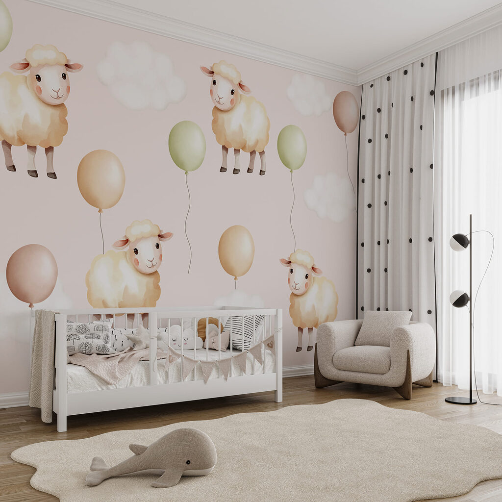 Pecorelle tra i palloncini — ambiente 3