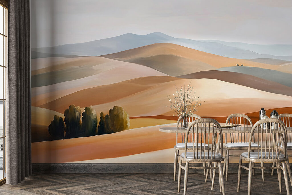 Alberi tra le colline — ambiente 3