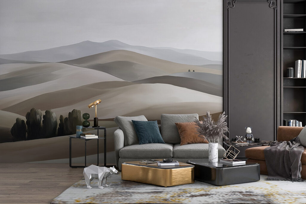 Alberi tra le colline — ambiente 4