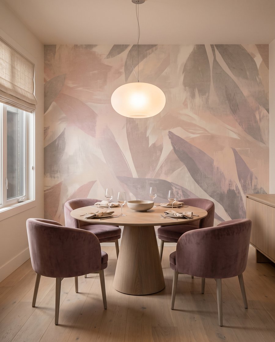 Foglie nella luce pallida — ambiente 4