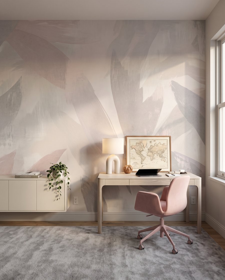 Foglie nella luce pallida — ambiente 5