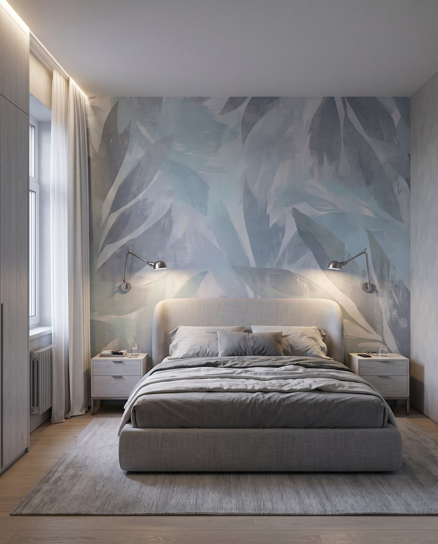 Foglie nella luce pallida — ambiente 2