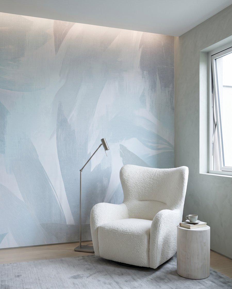 Foglie nella luce pallida — ambiente 3