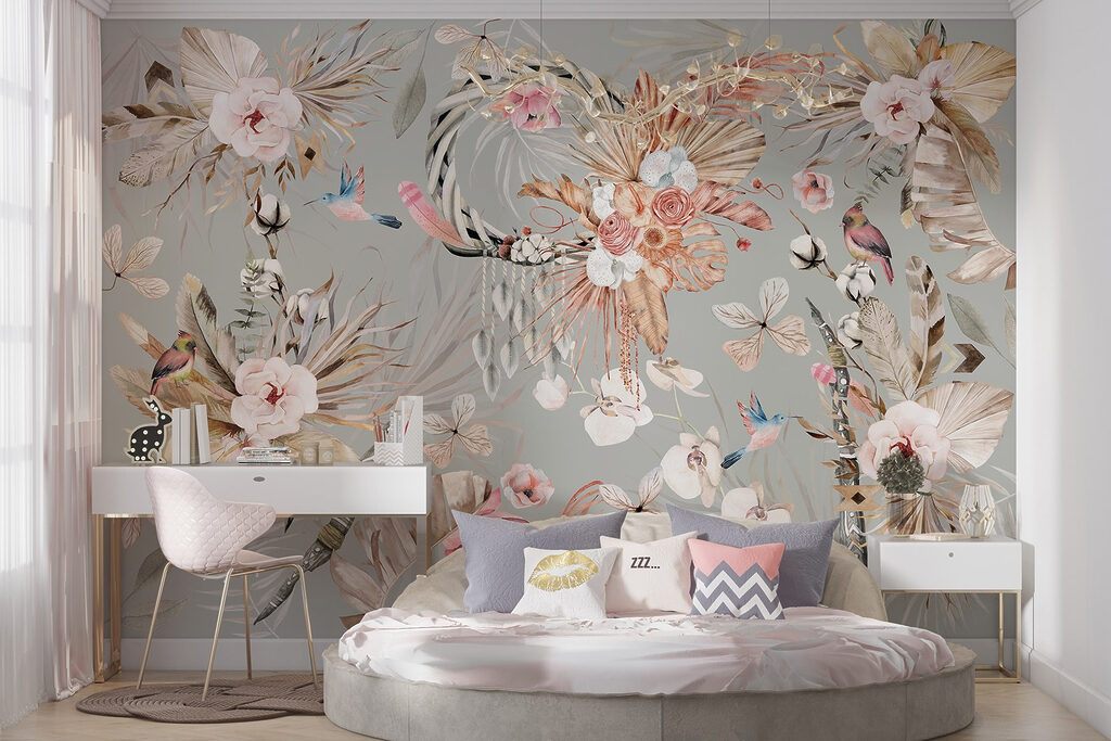 Fiori e uccelli delicati — ambiente 5