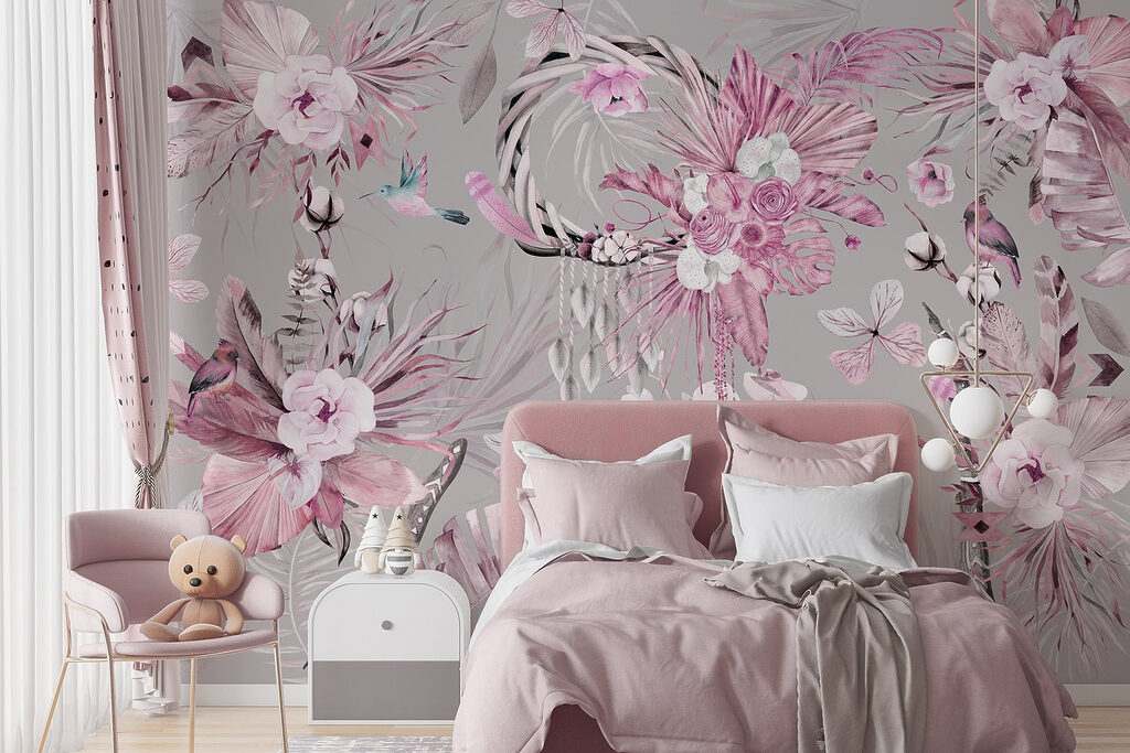 Fiori e uccelli delicati — ambiente 3