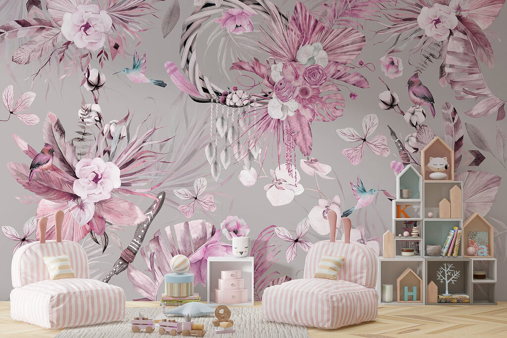 Fiori e uccelli delicati — ambiente 4