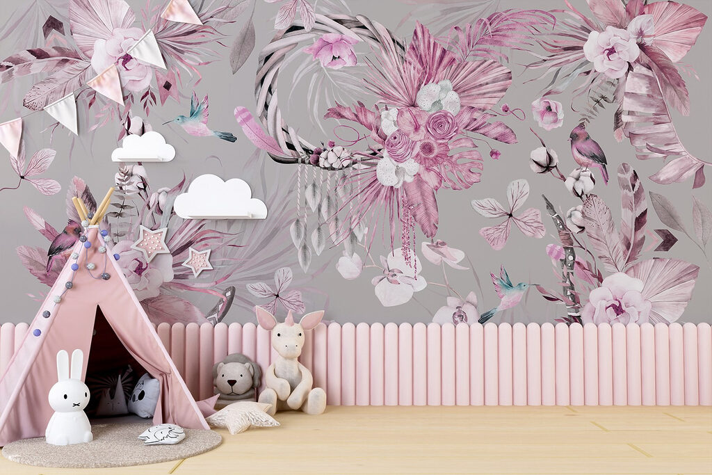 Fiori e uccelli delicati — ambiente 5