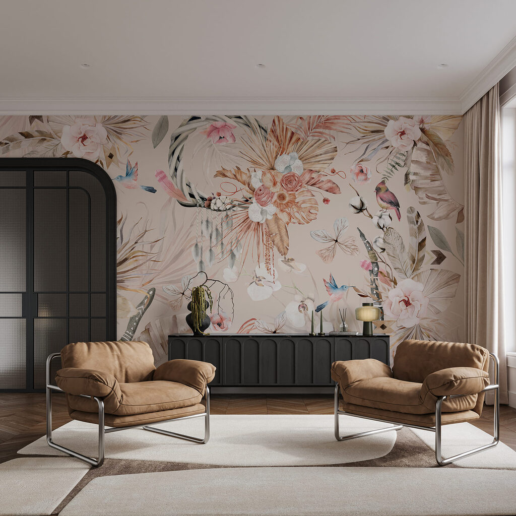 Fiori e uccelli delicati — ambiente 2