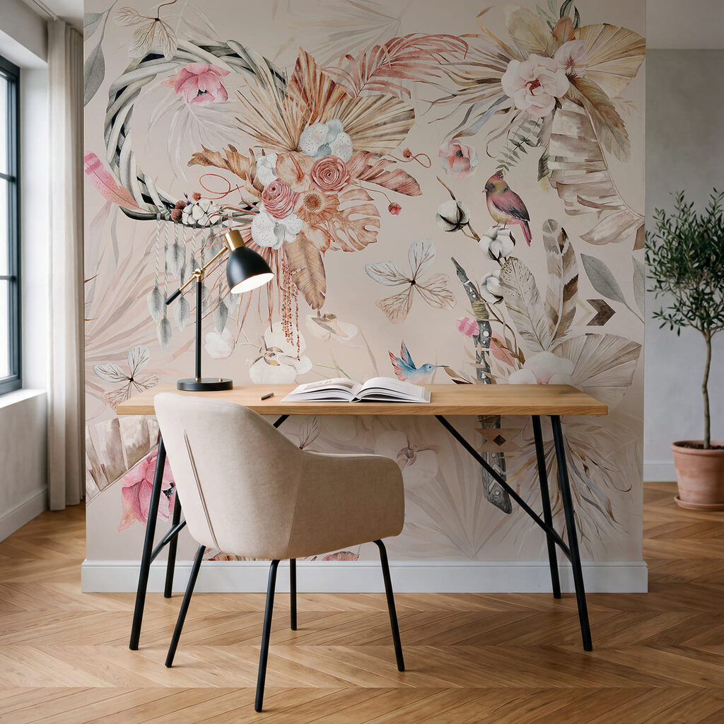 Fiori e uccelli delicati — ambiente 3