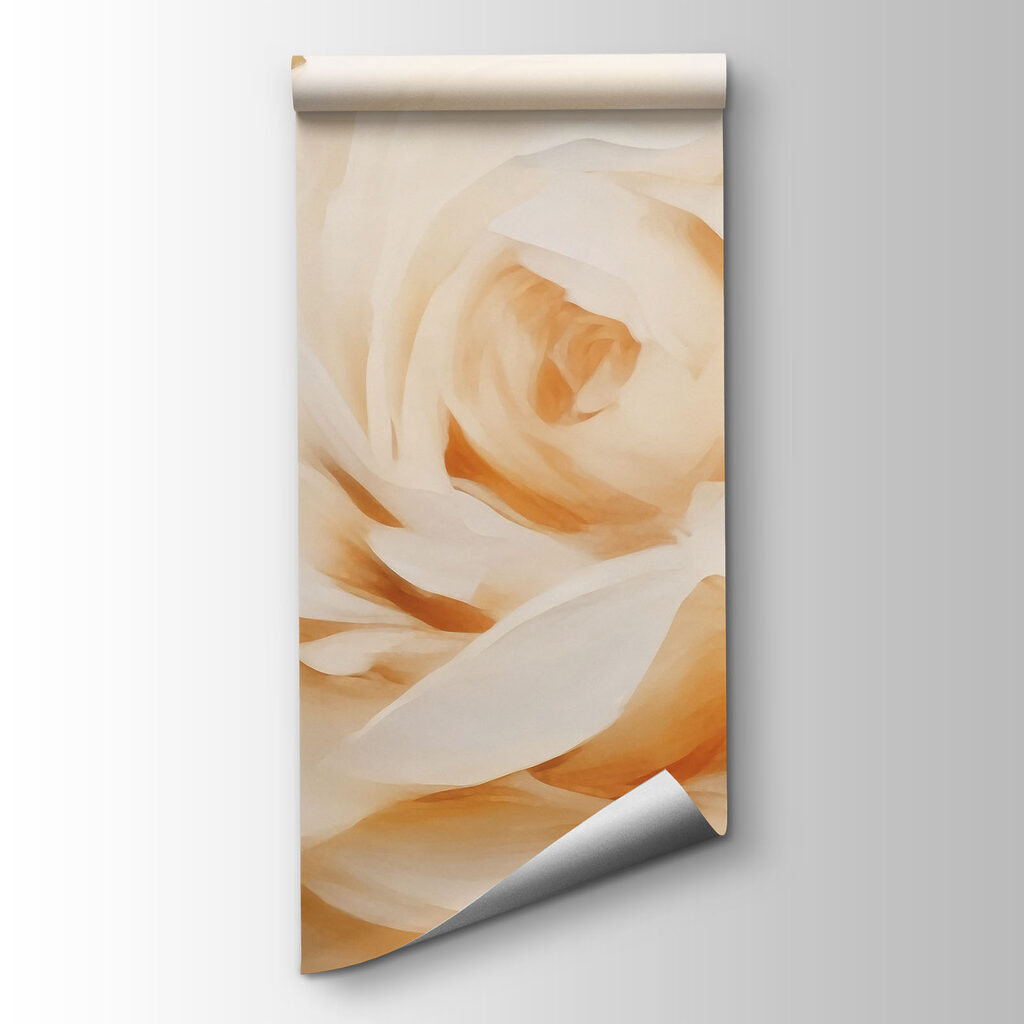 Rose bianche dipinte — vista del prodotto