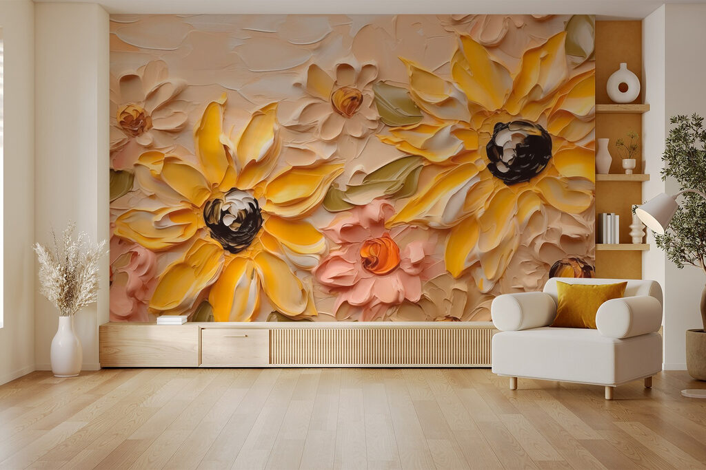 Fiori gialli tra foglie — ambiente 1