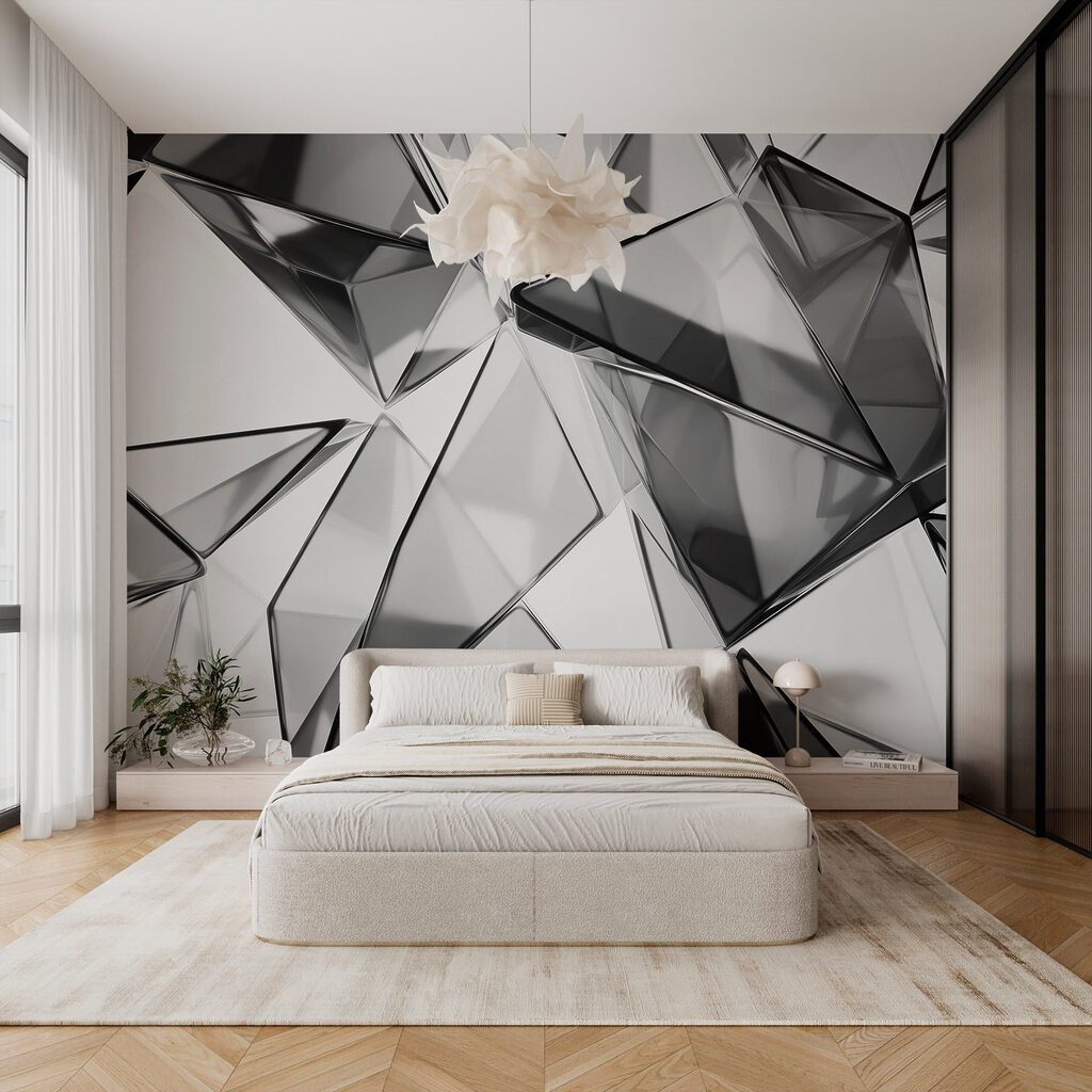 Sfaccettature nere lucide — ambiente 1