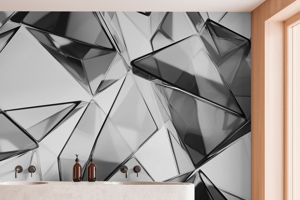 Sfaccettature nere lucide — ambiente 2