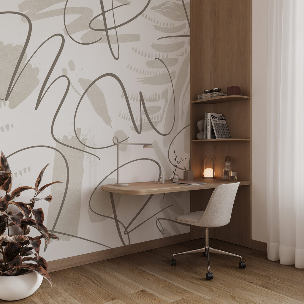 Linee sciolte su foglie — ambiente 2