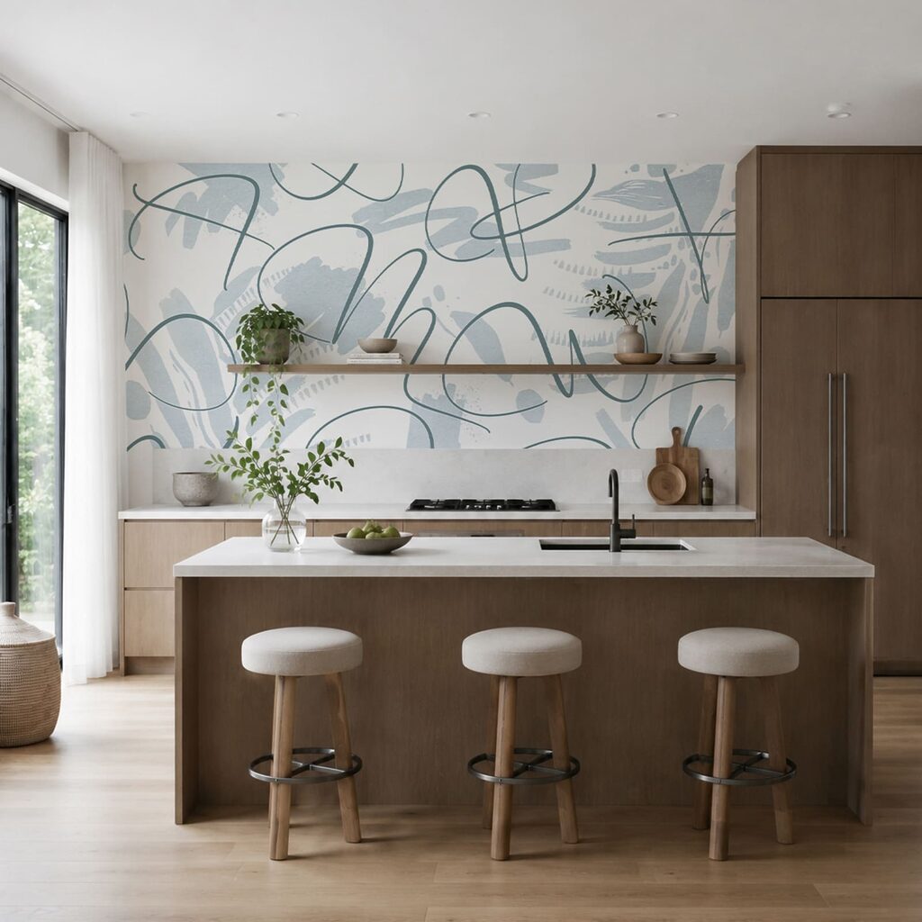 Linee sciolte su foglie — ambiente 2
