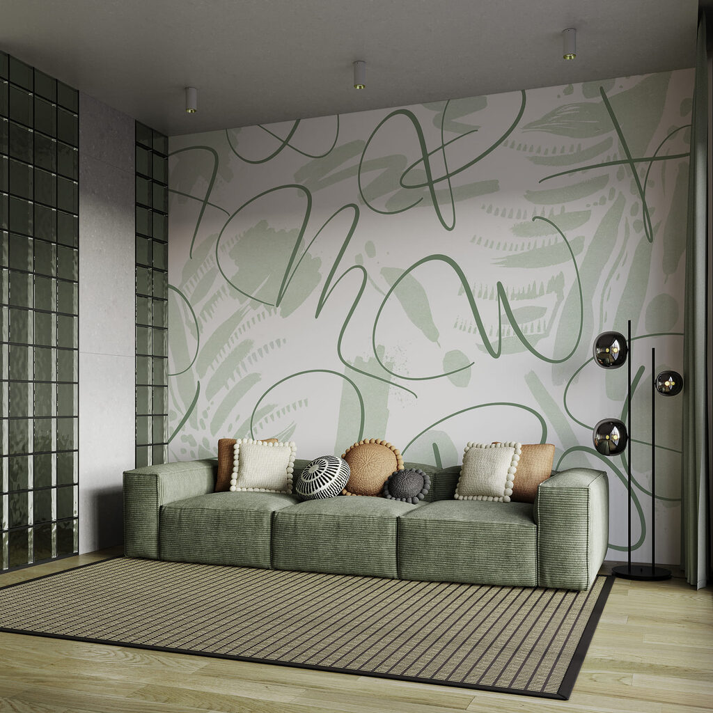 Linee sciolte su foglie — ambiente 1