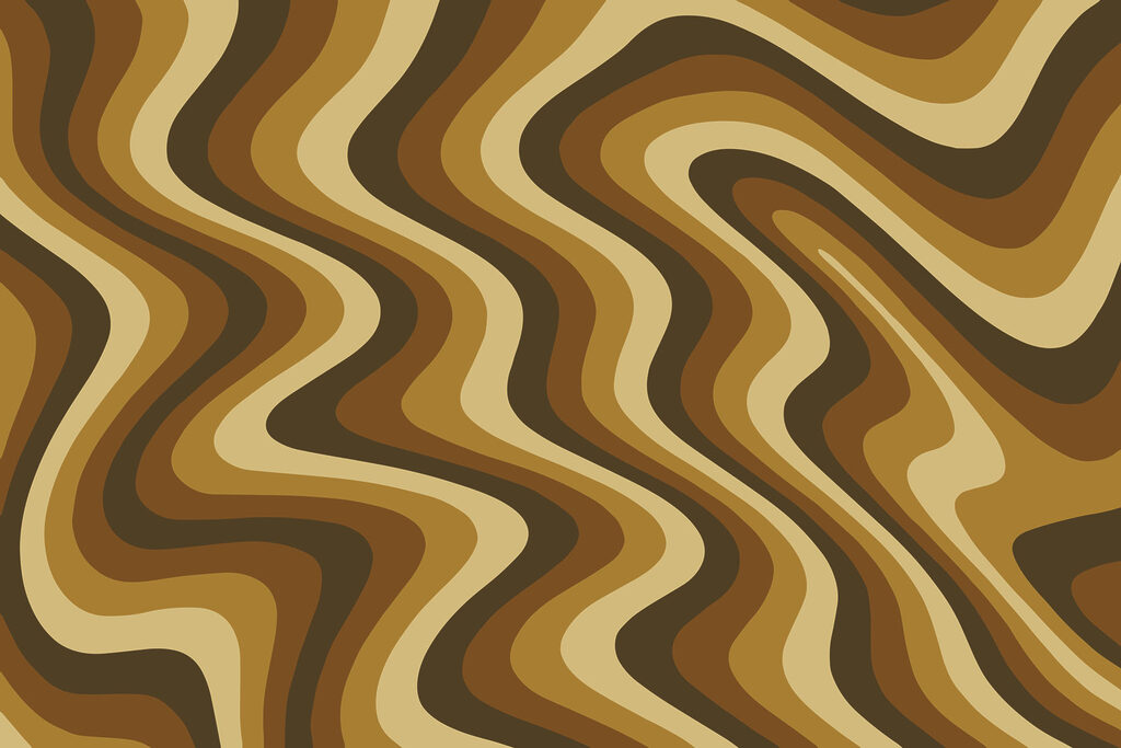 Onde di bande sinuose — design completo