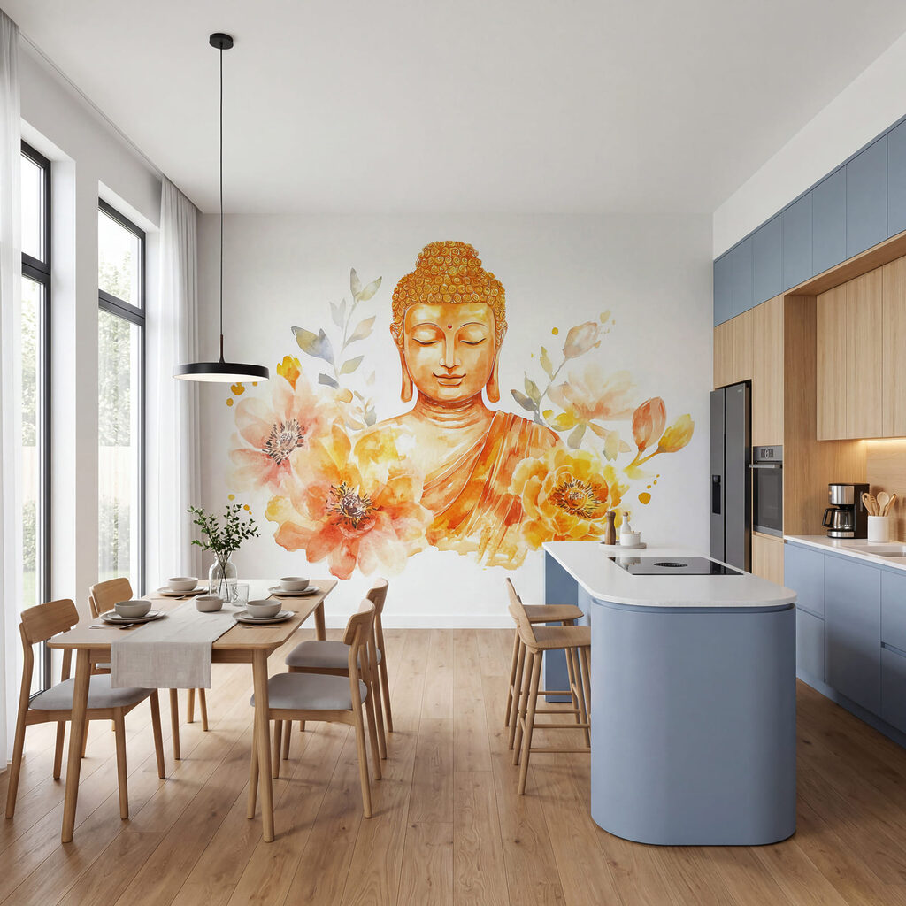 Buddha tra i fiori — ambiente 2