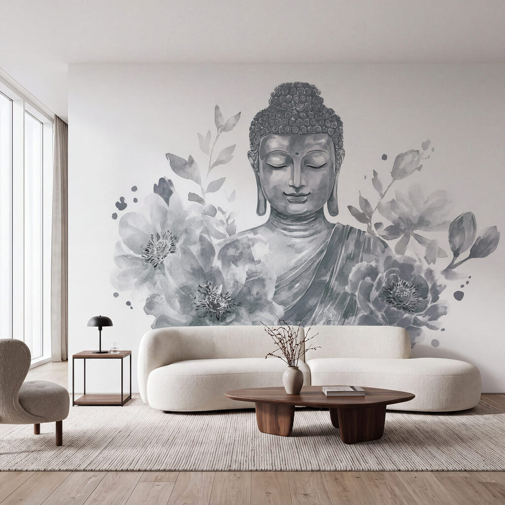 Buddha tra i fiori — ambiente 1