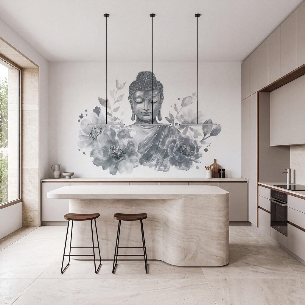 Buddha tra i fiori — ambiente 3