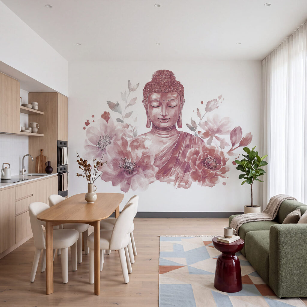 Buddha tra i fiori — ambiente 1