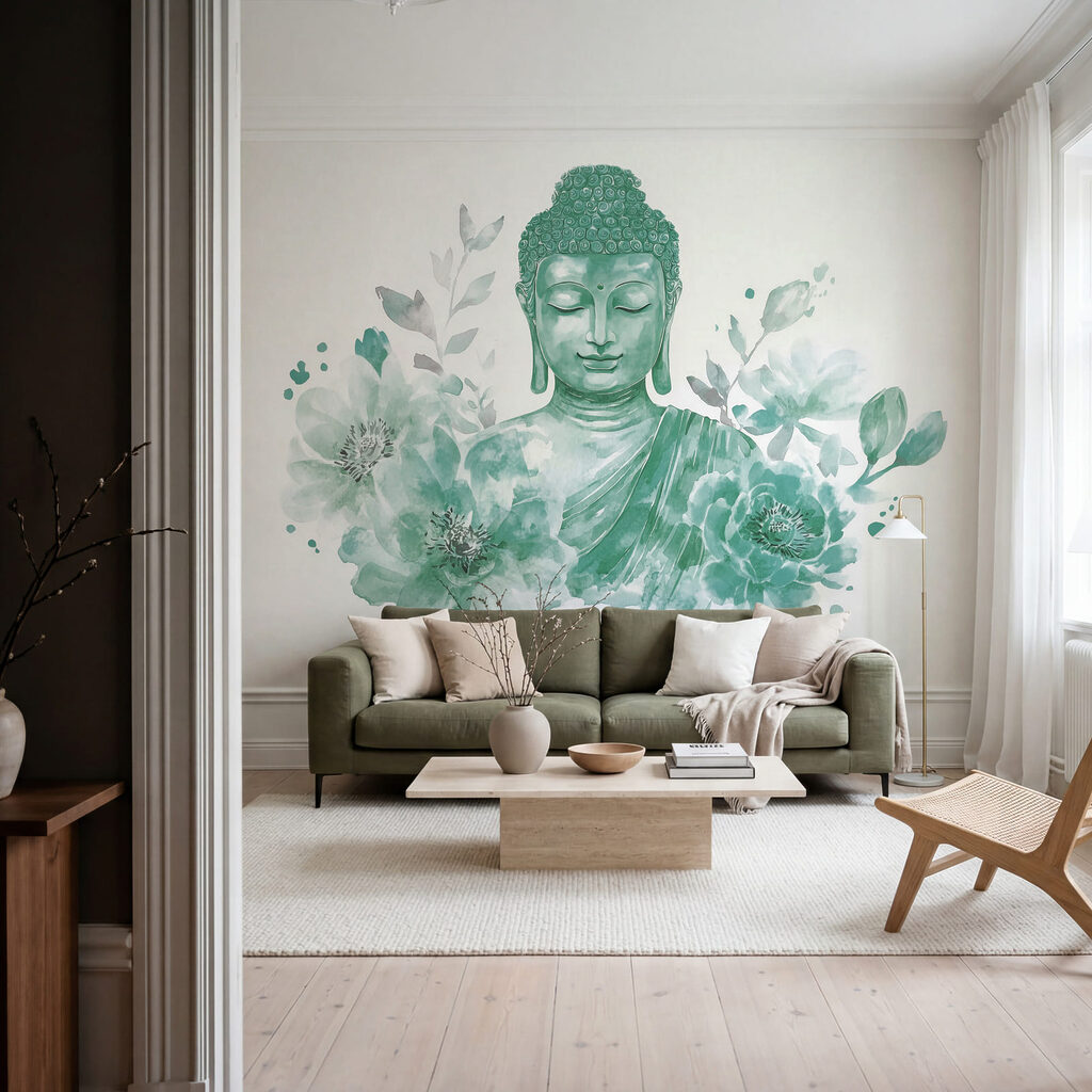 Buddha tra i fiori — ambiente 1