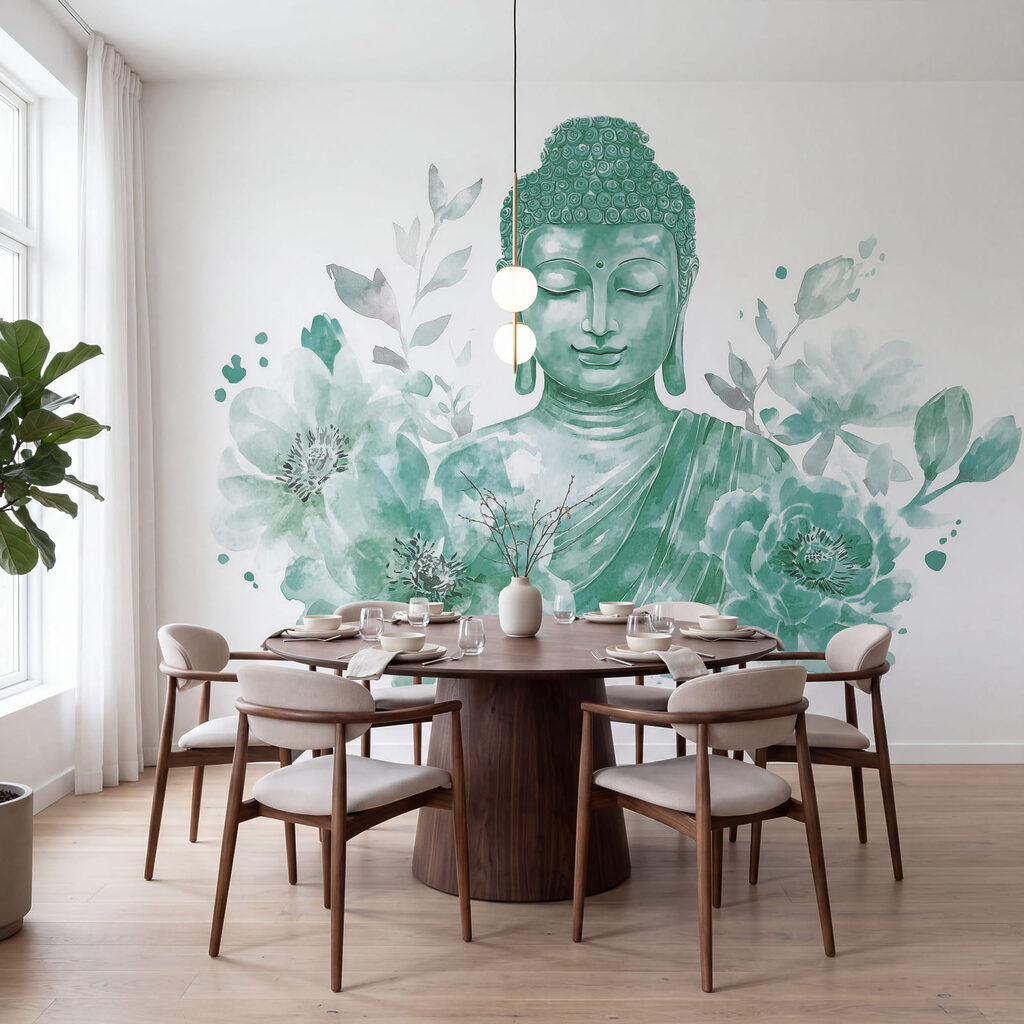 Buddha tra i fiori — ambiente 3