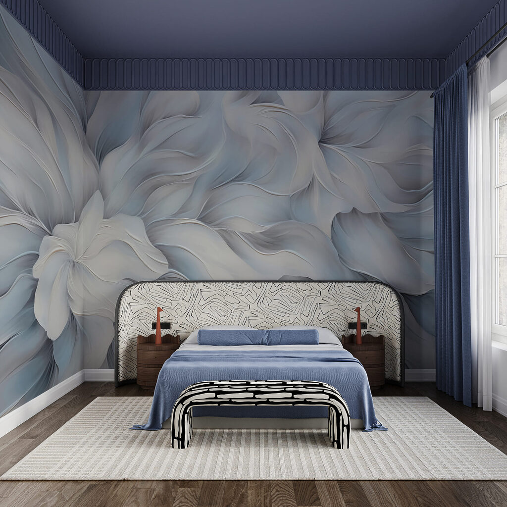 Fiore blu a strati — ambiente 2
