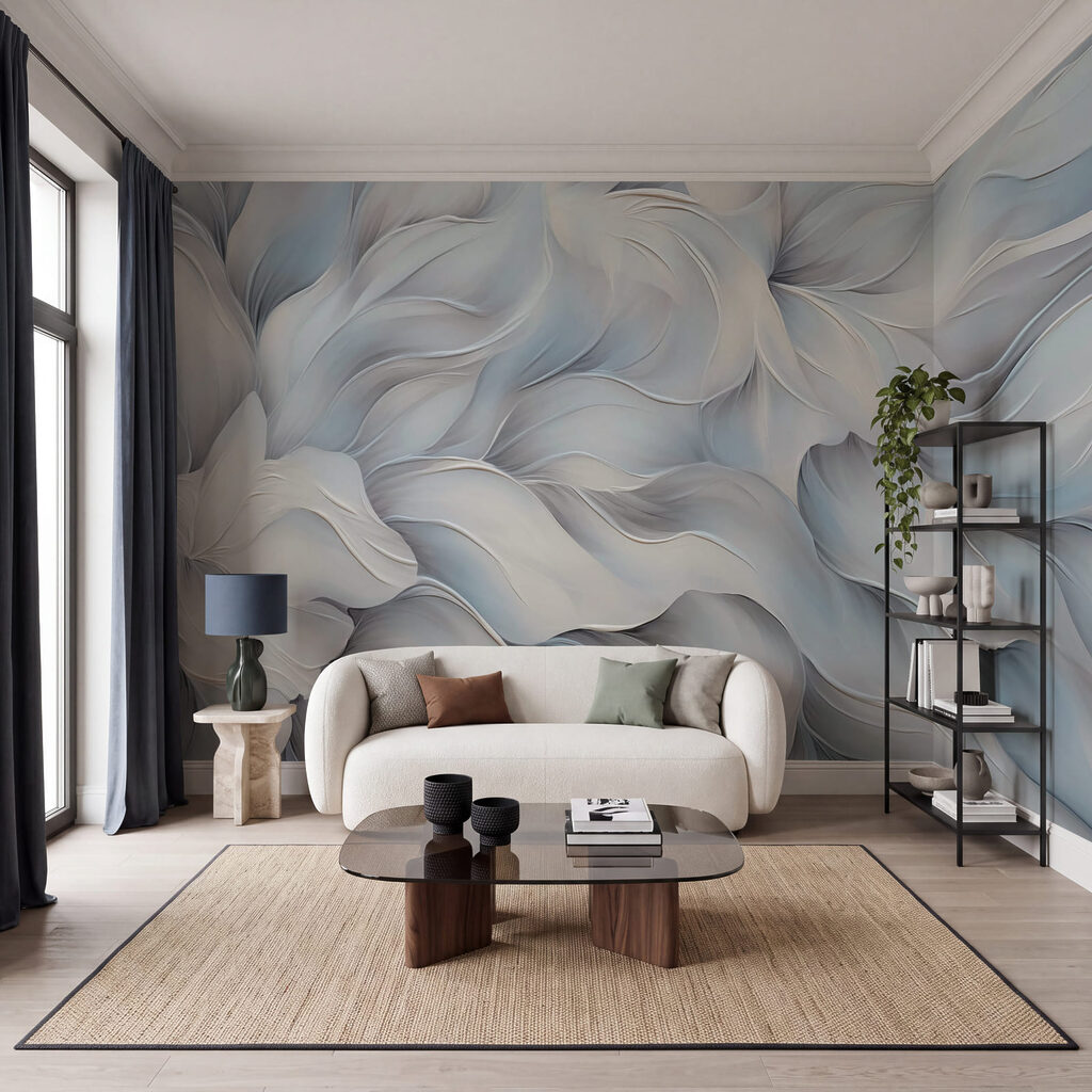 Fiore blu a strati — ambiente 3