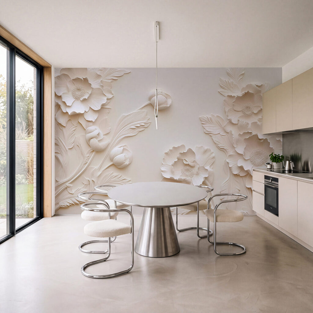 Fiori bianchi ai margini — ambiente 3